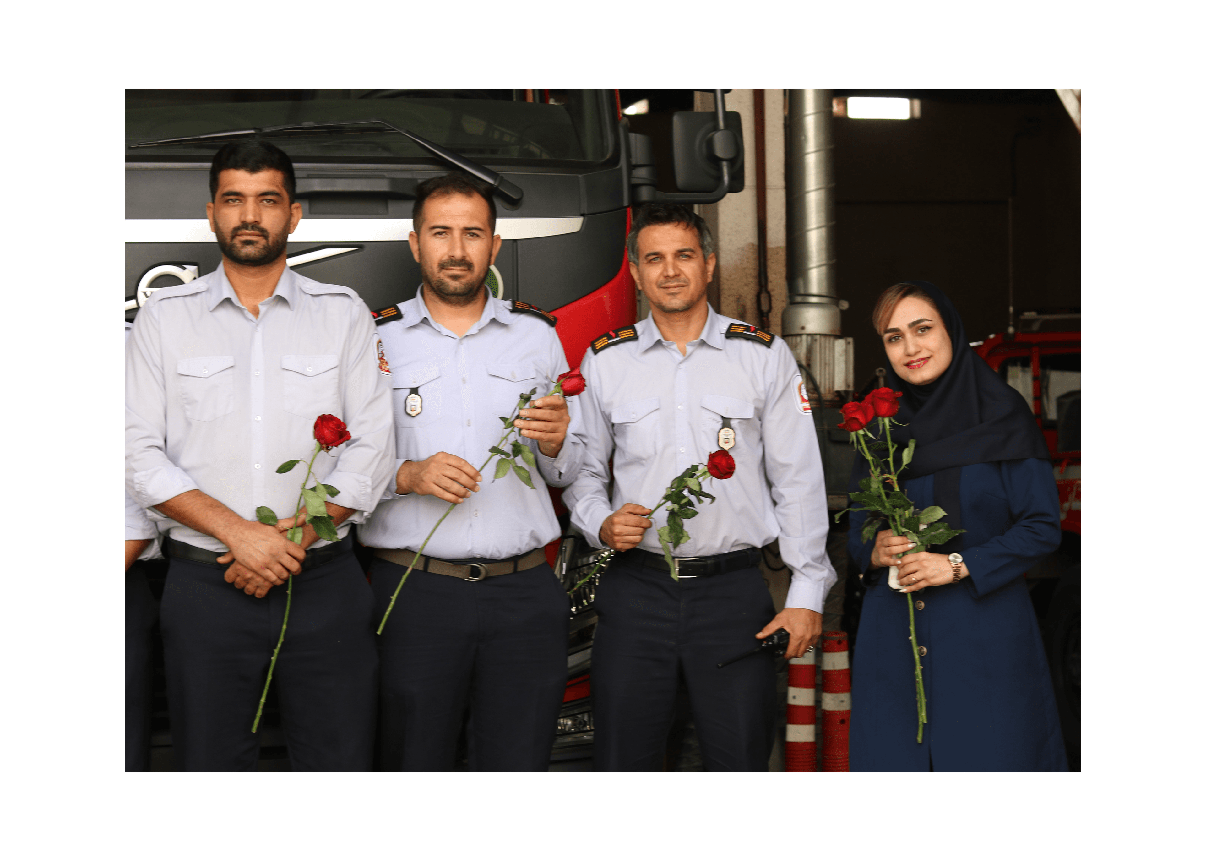 تقدیر از آتش نشانان
